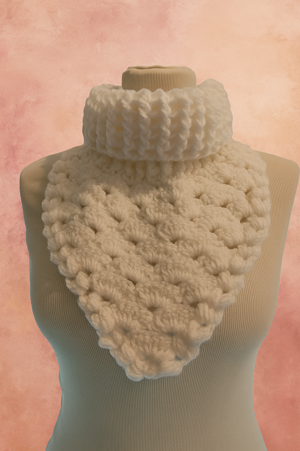 Col bandana blanc Taille S